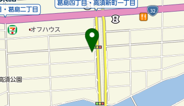 髪切倶楽部の地図画像