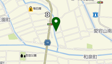 こばし理容松井の地図画像