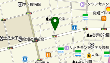 浜口理容所の地図画像