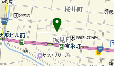 ハンサム理容の地図画像