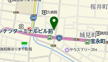 若枝商店の地図画像