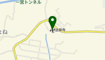 法泉寺の地図画像
