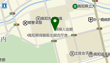 高知市消防局 消防団本部の地図画像