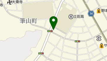 高知市消防局 消防団本部 潮江分団の地図画像