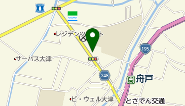 高知市消防局 消防団本部 大津分団の地図画像