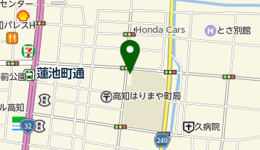 高知市消防局 消防団本部 北街分団の地図画像