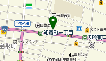 高知市消防局 消防団本部 下知分団の地図画像