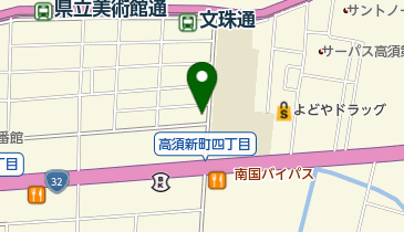 高知市消防局 消防団本部 高須分団の地図画像