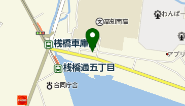 高知市消防局 消防団本部 港分団の地図画像