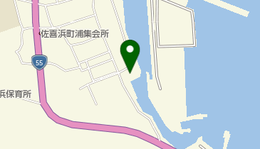 佐喜浜大敷組合の地図画像