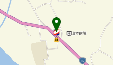 ドライブショップハマダの地図画像