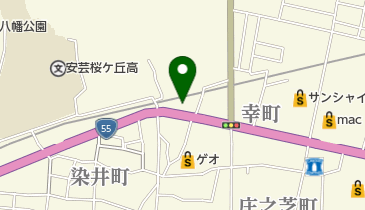 ワークウェイ安芸店の地図画像