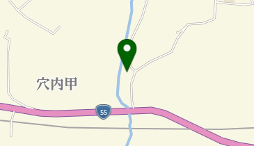 穴内公民館の地図画像