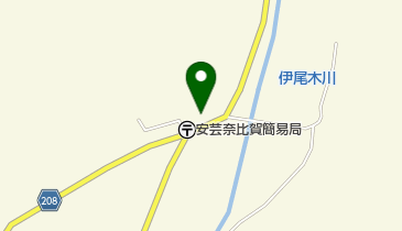 奈比賀公民館の地図画像