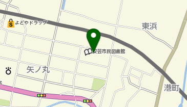 安芸市女性の家の地図画像