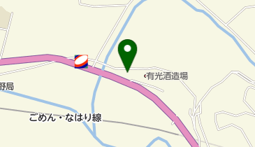 有光自動車株式会社の地図画像