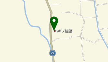ハギノ建設株式会社の地図画像