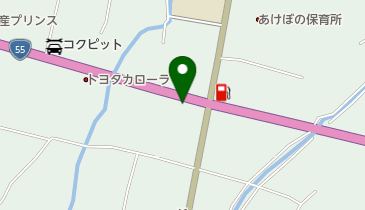 くだものの日章農園の地図画像