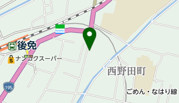 井上整骨院の地図画像