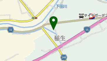 田内タイヤの地図画像
