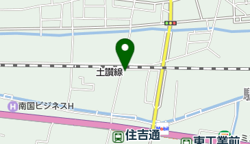 フランス美容室の地図画像