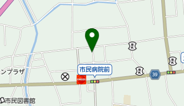 宮地荒物店の地図画像