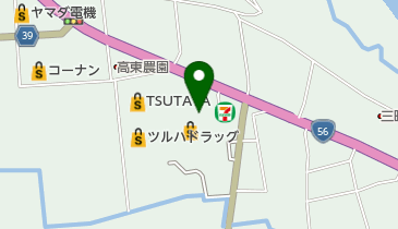 中納言高岡店の地図画像