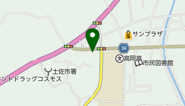 土佐古美術店の地図画像