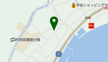 植田時計店の地図画像