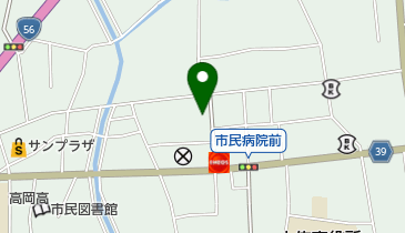 ヘアーサロンフジタの地図画像