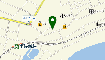 ノエビア化粧品須崎販社の地図画像