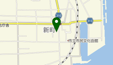 シェル美容室の地図画像