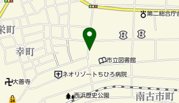 堀田理容店の地図画像