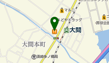 得得大間店の地図画像