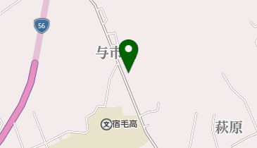 はとやクリーニング店の地図画像
