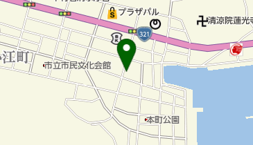 丸茂ふすま店の地図画像