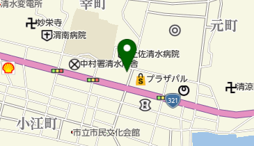 ナカタ理容所の地図画像