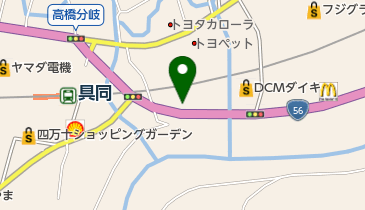 あめんぼの地図画像