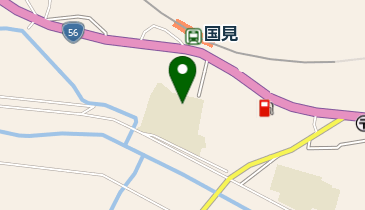 東中筋中学校の地図画像