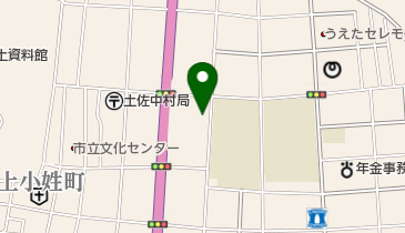 日本基督教団高知中村教会の地図画像
