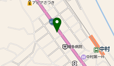 中村民主商工会の地図画像