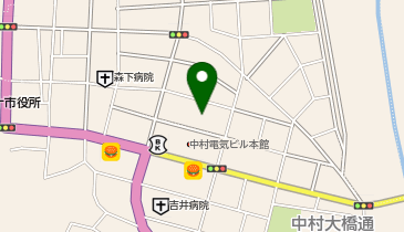 中村通勤寮の地図画像