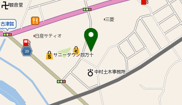 わかふじ寮の地図画像