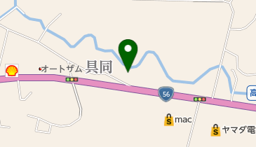 ヨコハマタイヤ四国販売株式会社中村営業所の地図画像