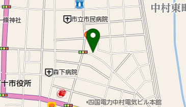 高知県西部不動産センターの地図画像