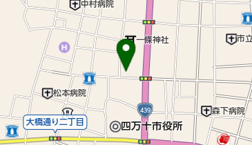 二宮洋服店の地図画像