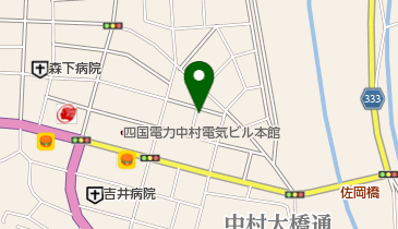 いわがみ理容所の地図画像