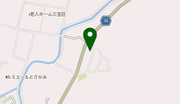 グループホームサンライズの地図画像