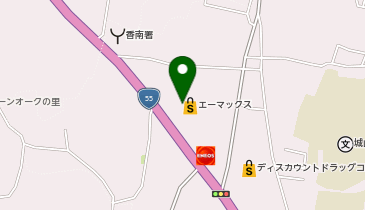 バンクリーニング 赤岡A-MAX店の地図画像