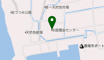 高知県内水面漁業協同組合連合会の地図画像